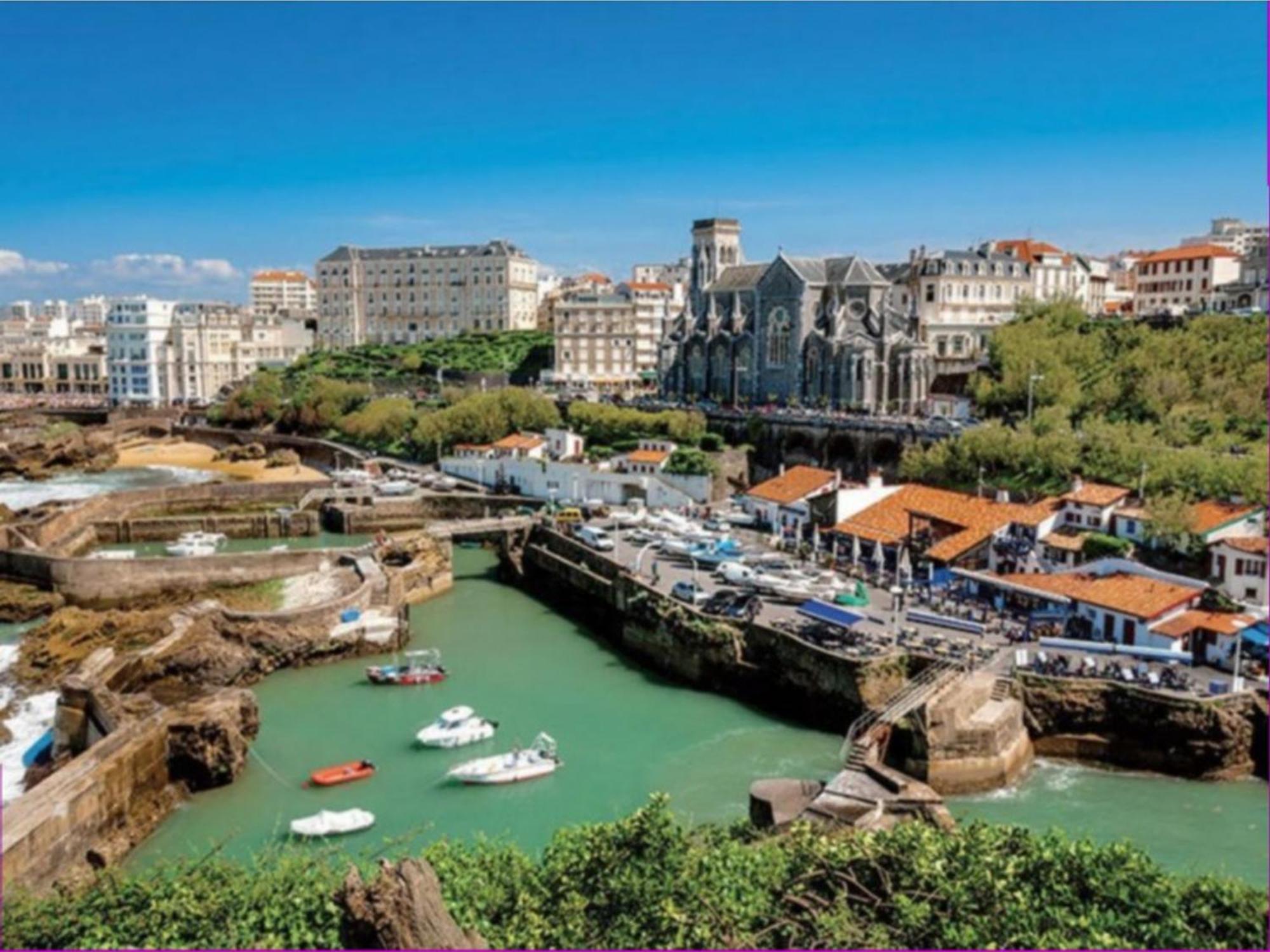 Studio Front De Mer Avec Piscine Et Balcon A Biarritz - Fr-1-3-412 Exterior foto